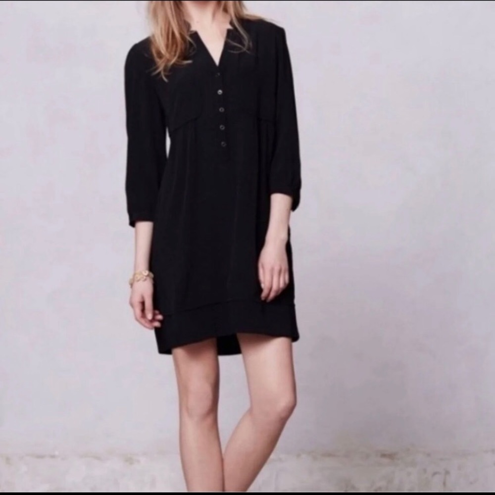Maeve Taryn Crepe Tunic Shift Dress